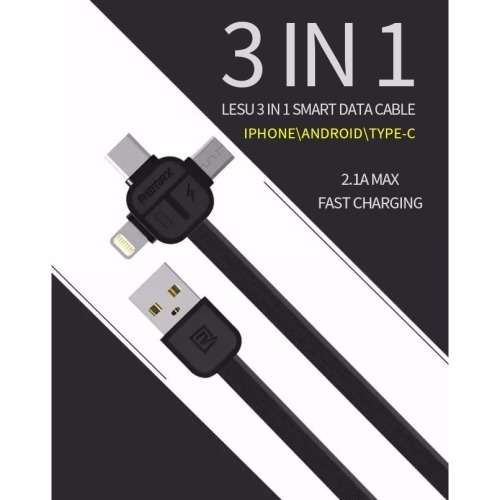 3-In-1 Micro USB Type-C