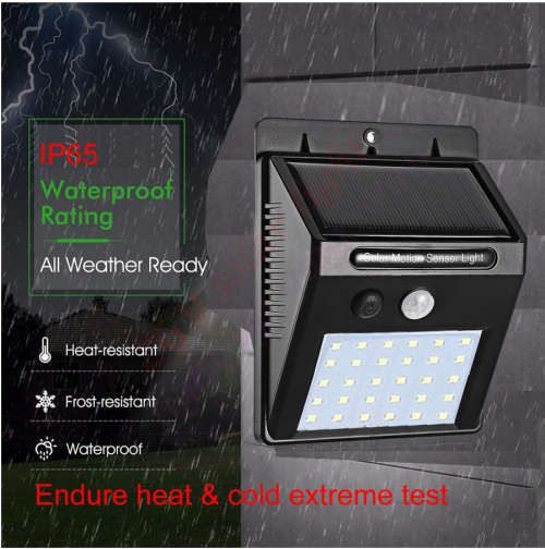 PIR Motion Sensor 20 LED Solar Light Outdoor Solar Powered LED Garden Light Waterproof