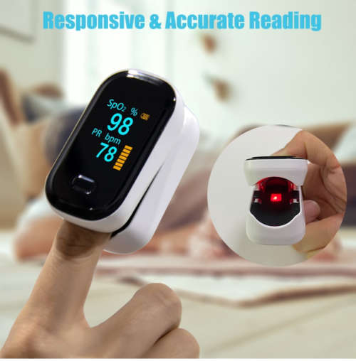OLED finger oximeter blood oxygen spo2 pulse oximeter PR fingertip Portable oximeters