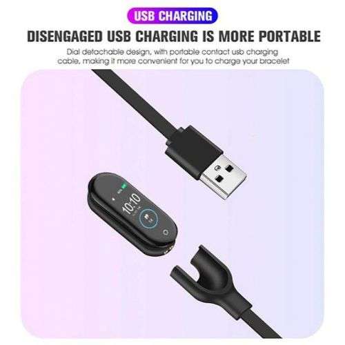 Smart Watch Heart Rate Monitor Tracker Fitness Sports Watch M4 - Red