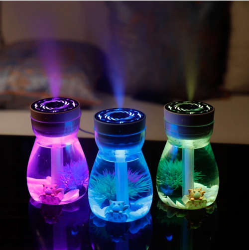 380ml USB Air Humidifier Colorful Light Bottle