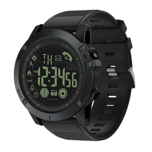 Multifunctional Digital Shock Resistant Sports Watch - Black