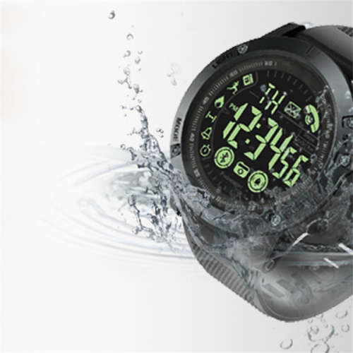 Multifunctional Digital Shock Resistant Sports Watch - Black