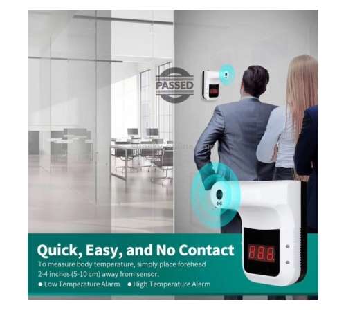 Non-contact Infrared Thermometer Hands Free Auto Intelligent Forehead Thermometer