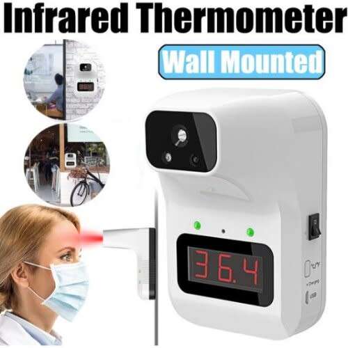 Non-contact Infrared Thermometer Hands Free Auto Intelligent Forehead Thermometer