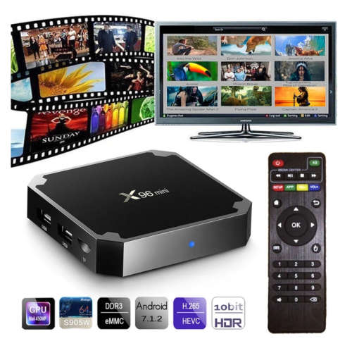 X96 Mini Android TV BOX Amlogic S905W 1080P Full HD 2.4Ghz WIFI TV BOX 4K Media Player Android Set