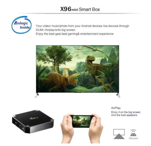 X96 Mini Android TV BOX Amlogic S905W 1080P Full HD 2.4Ghz WIFI TV BOX 4K Media Player Android Set