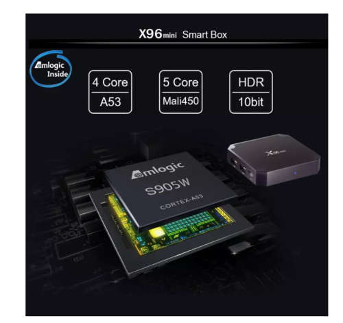 X96 Mini Android TV BOX Amlogic S905W 1080P Full HD 2.4Ghz WIFI TV BOX 4K Media Player Android Set