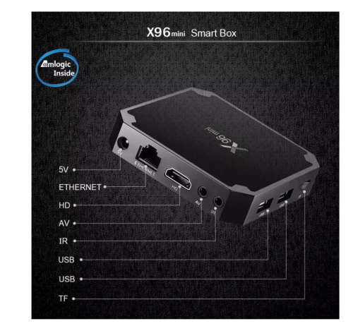 X96 Mini Android TV BOX Amlogic S905W 1080P Full HD 2.4Ghz WIFI TV BOX 4K Media Player Android Set