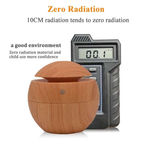 130ml Portable Round USB Air Humidifier Ultrasonic Aroma Diffuser Mist Maker with LED Night Light