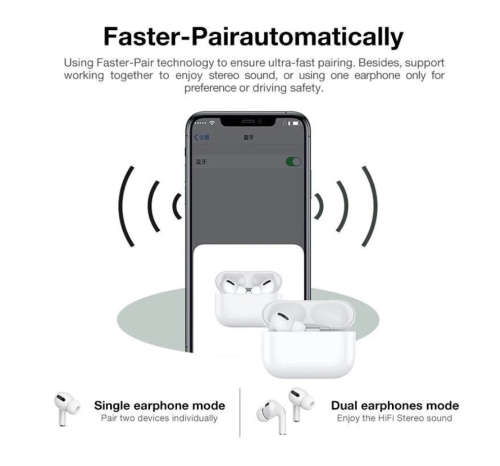 Touch Control Wireless Headphone Bluetooth Earphones Sport Earbuds For Xiaomi Huawei Iphone OPPO TWS