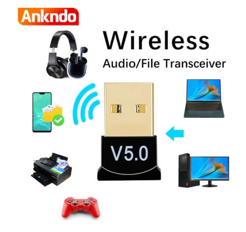 USB Bluetooth Adapter BT 5.0 USB Wireless Receptor Bluetooth Speaker File Receiver Transmitter