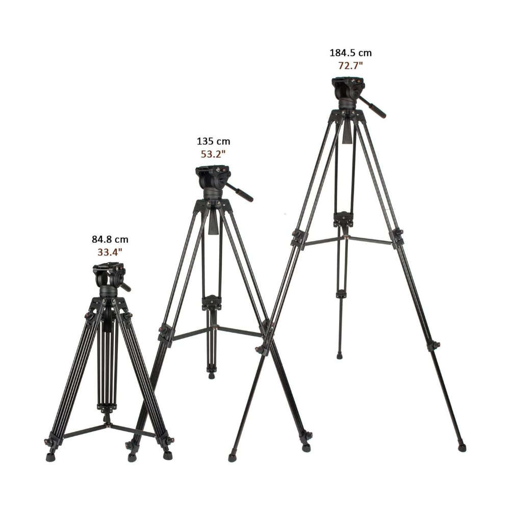 Professional Heavy Duty Camera Tripod stand for photography and videography
