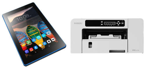 Lenovo Tab 3  and Ricoh Printer Bundle