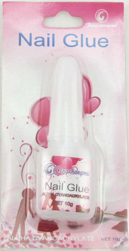 Brush on nail glue for acrylic / designer nail tips 10g