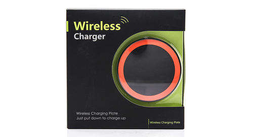 Wireless Charger for Qi Smartphones or Non-Qi Phones with Qi Receiver Card T200