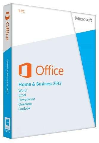Original Microsoft Office Home and Business 2013 Retail Package