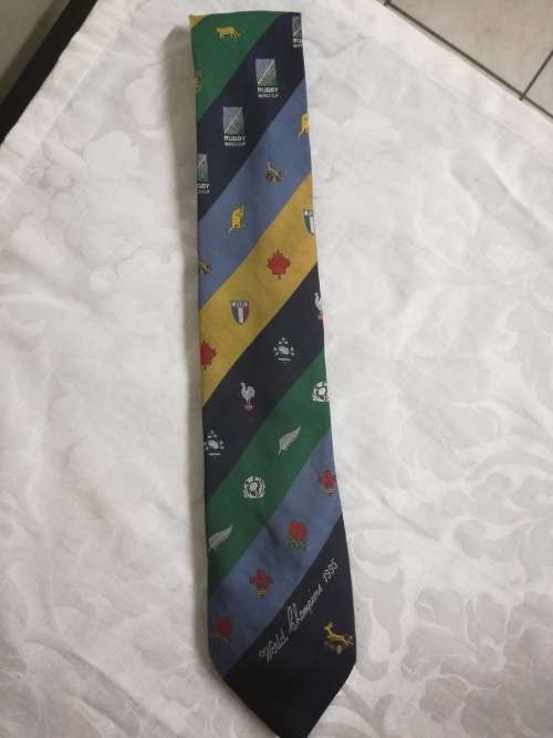 Authentic 1995 World Champions South Africa Tie
