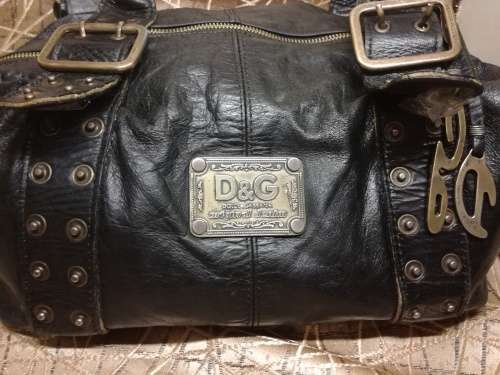 Original Dolce & Gabbana Genuine Leather