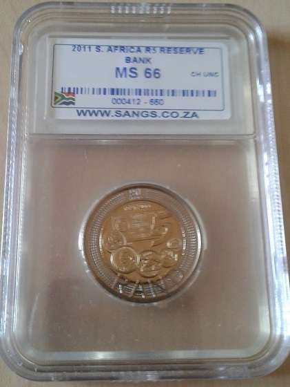 MS66 - 2011 SARB R5 - VERY HIGH GRADE COIN