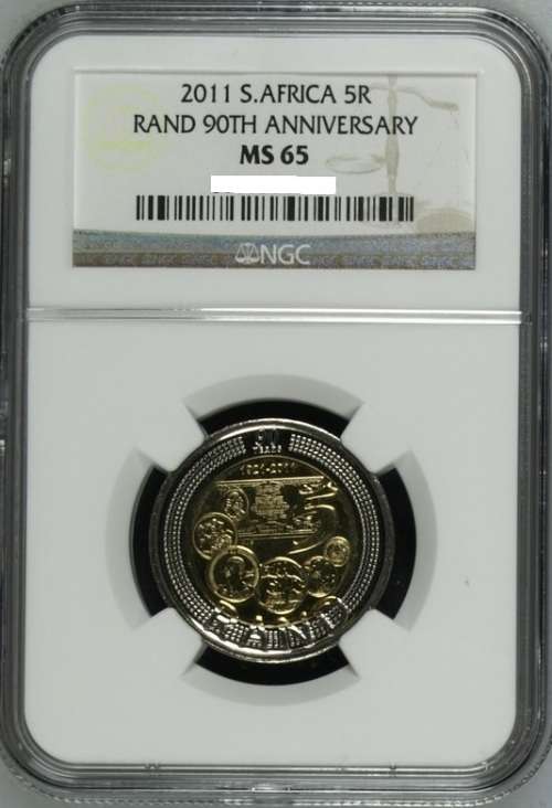 MS65 - NGC - 2011 SARB R5 - VERY HIGH GRADE COIN