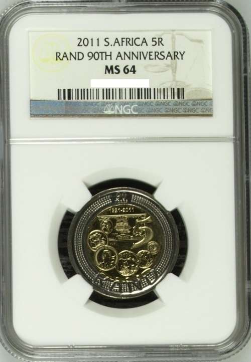 MS64 - NGC - 2011 SARB R5 - HIGH GRADE COIN