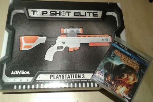 PS3 - CABELA'S DANGEROUS HUNTS 2011 + TOP SHOT ELITE GUN *** BRAND NEW & SEALED ***