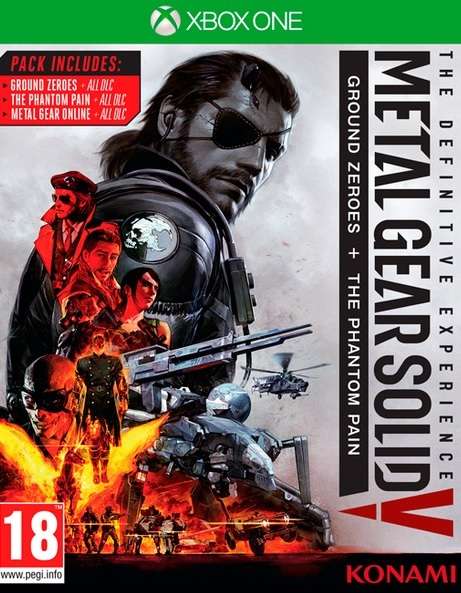 XBOX ONE - METAL GEAR SOLID V THE DEFINITIVE EXPERIENCE - 2 FULL GAMES + DLC **BRAND NEW & SEALED**