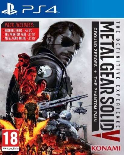 PS4 - METAL GEAR SOLID V THE DEFINITIVE EXPERIENCE *** 2 GAMES + ALL DLC