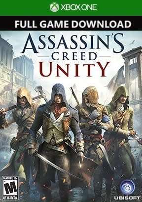 XBOX ONE - ASSASSINS CREED UNITY (XBOX STORE DOWNLOAD CODE)