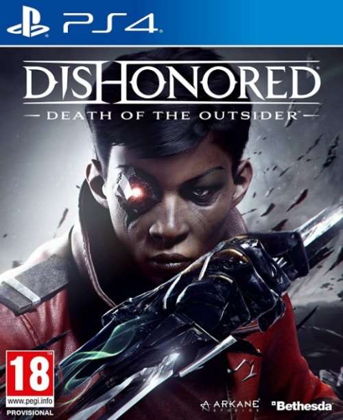 PS4 - DISHONORED DEATH OF THE OUTSIDER *** BRAND NEW & SEALED ***