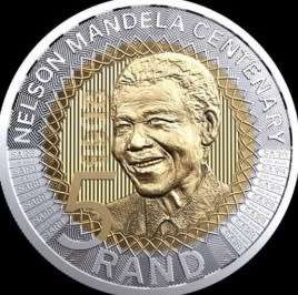UNC 2018 MANDELA CENTENARY R5 COINS