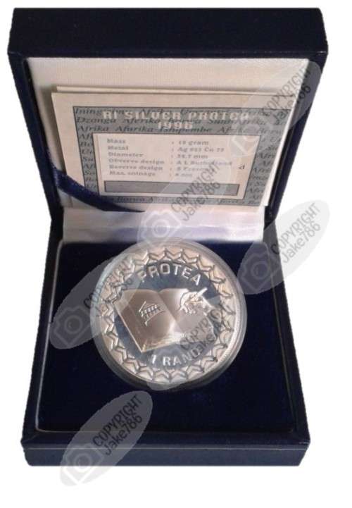 1996 Silver Proof Protea R1 - Constitution