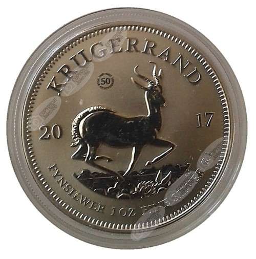 2017 Silver 1 Oz Krugerrand - Premium Uncirculated with 50 Year Mintmark