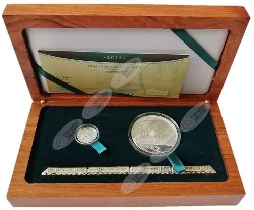 2012 SILVER PROOF COMBINATION SET - GAUTRAIN