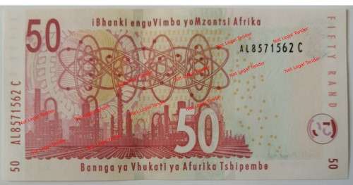 GILL MARCUS R50 BANK NOTE