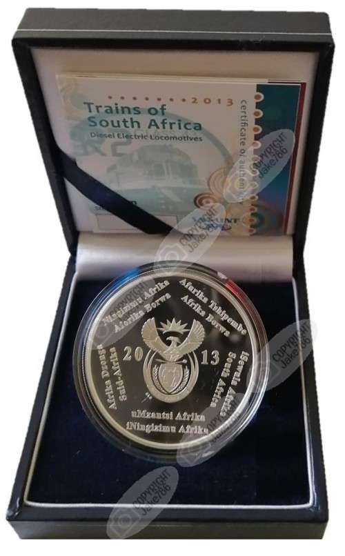 2013 SILVER PROOF R2 - DIESEL ELECTRIC LOCOMOTIVE