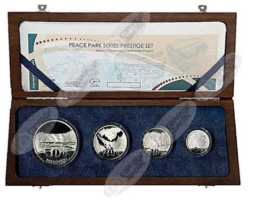 2009 SILVER PROOF PRESTIGE SET - MALOTI DRAKENSBERG TRANSFRONTIER PROJECT