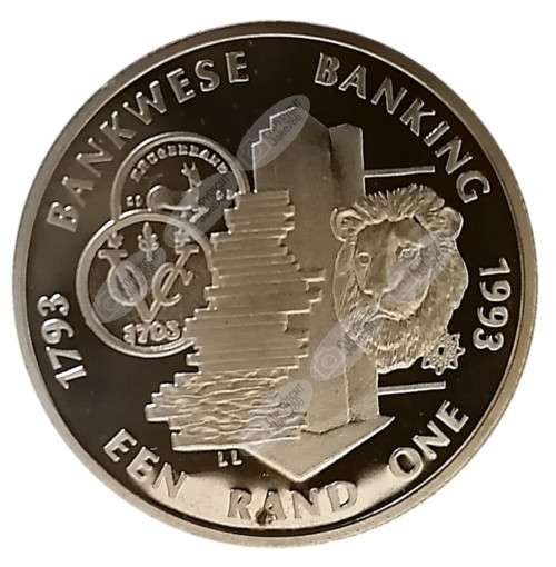 1993 SILVER UNCIRCULATED PROTEA R1 - BANKING