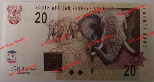 Gill Marcus R20 Bank Note