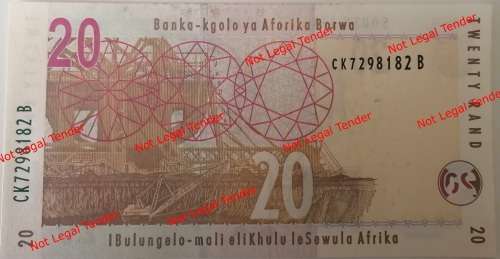 Gill Marcus R20 Bank Note