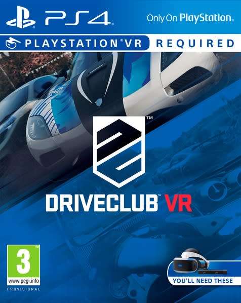 PS4 - DRIVECLUB VR *** PLAYSTATION VR REQUIRED TO PLAY