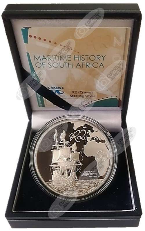 2009 Silver Proof R2 - Drommedaris - Cape Of Good Hope
