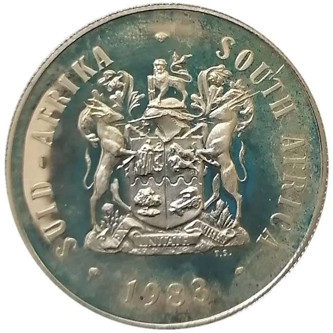 1983 Silver Proof R1 - Coat of Arms