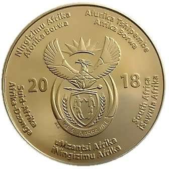 2018 Unc R50 1oz - Aluminium Bronze - Nelson Mandela 100 Year Centenary