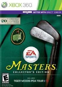 XBOX 360 - MASTERS COLLECTORS EDITION TIGER WOODS PGA TOUR 13 - EXCELLENT CONDITION