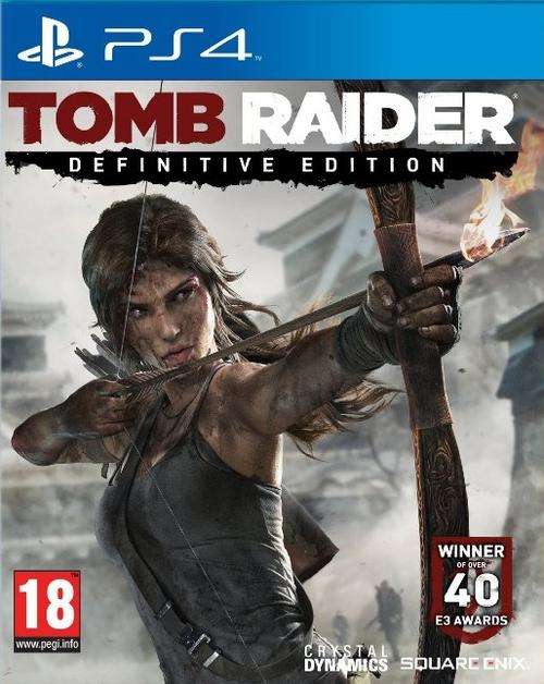 PS4 - TOMB RAIDER DEFINITIVE EDITION  - AS NEW