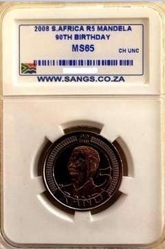 MS65 - 2008 MANDELA R5 - HIGH GRADE COIN