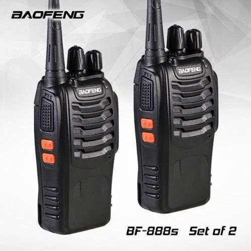 Baofeng BF-888S Two-way Radio 400-470MHz UHF | 16CH 5KM Range Walkie-Talkie (Set of 2)