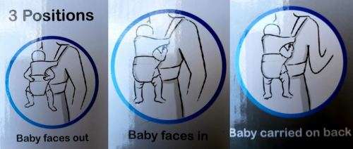 Just Baby - 3 in 1 Baby Carrier Black and Red 3.6 - 12Kg